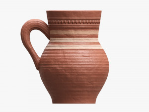 Vintage Ceramic Jug Medium Model 3D
