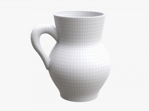 Vintage Ceramic Jug Medium Model 3D