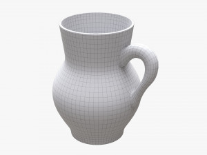 Vintage Ceramic Jug Medium Model 3D