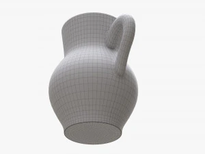 Vintage Ceramic Jug Medium 3D Model