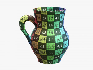 Vintage Ceramic Jug Medium Model 3D