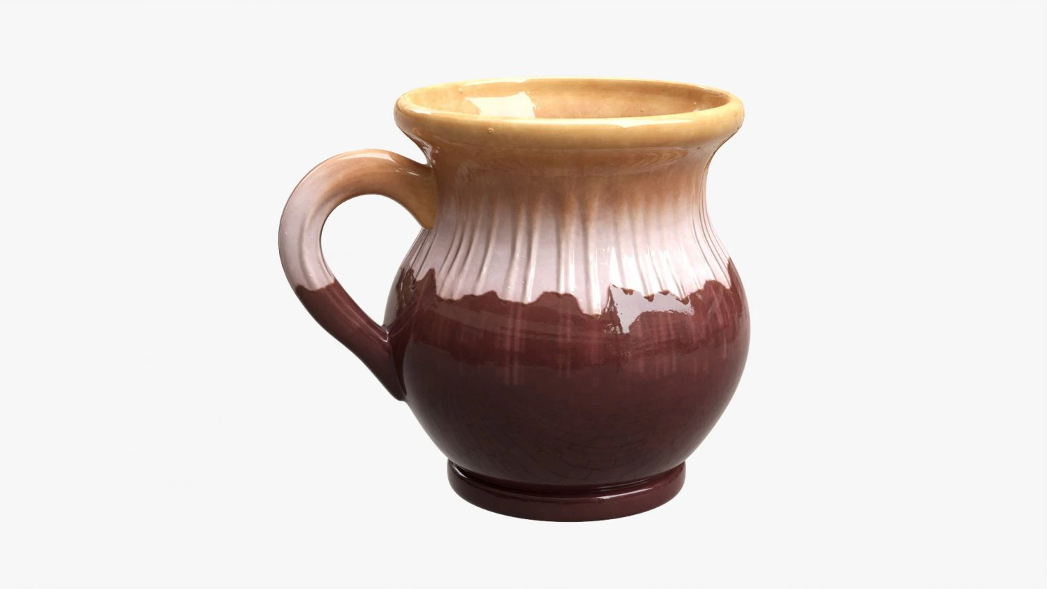 Vintage Ceramic Jug Small 3D Model .c4d .max .obj .3ds .fbx .stl .blend 
