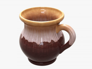Vintage Ceramic Jug Small Model 3D