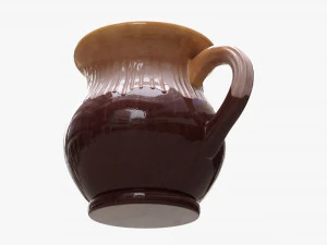 Vintage Ceramic Jug Small 3D Model