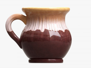 Vintage Ceramic Jug Small Model 3D