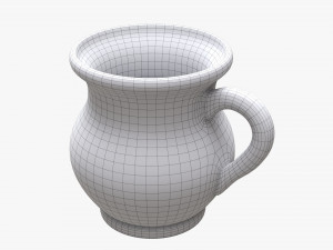 Vintage Ceramic Jug Small Model 3D