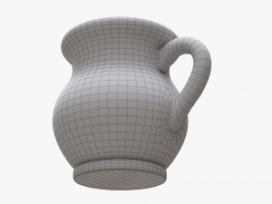 Vintage Ceramic Jug Small Model 3D