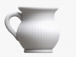 Vintage Ceramic Jug Small Model 3D