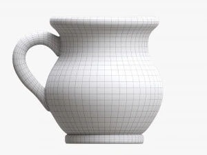 Vintage Ceramic Jug Small 3D Model