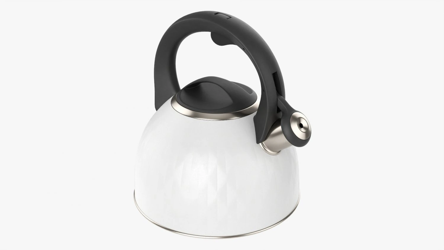 Whistle Kettle 03 3D Model .c4d .max .obj .3ds .fbx .stl .blend 