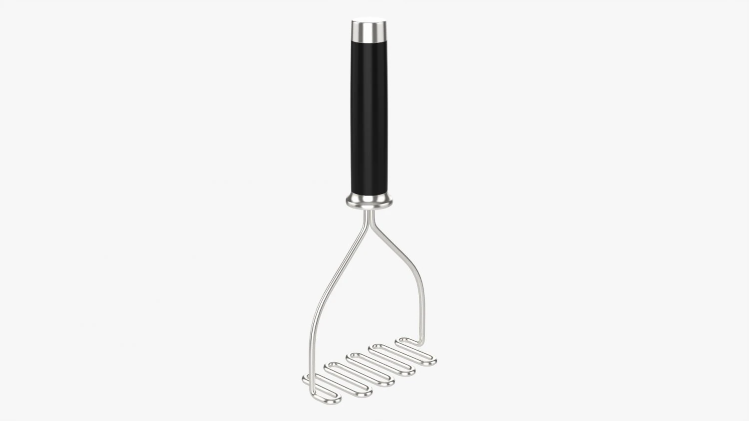 Wire Potato Masher 3D Model .c4d .max .obj .3ds .fbx .stl .blend