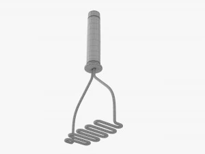 Wire Potato Masher 3D Model