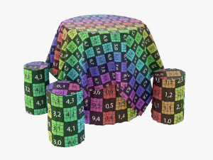 Wooden Garden Furniture Set 02 Model 3D