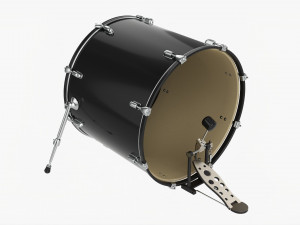 Acoustic Bass Drum Modelo 3D