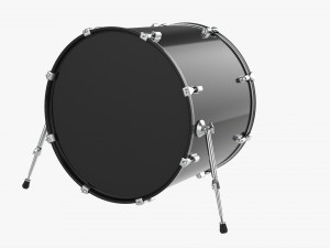 Acoustic Bass Drum Modelo 3D