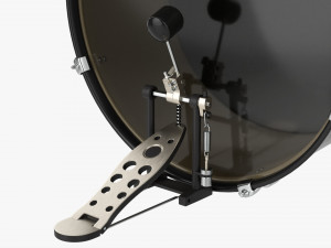 Acoustic Bass Drum Modelo 3D