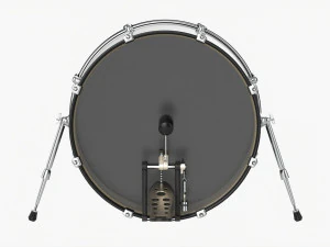 Acoustic Bass Drum 3D Model
