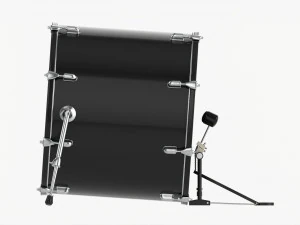 Acoustic Bass Drum 3D Model