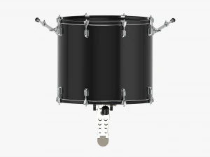Acoustic Bass Drum 3D Model