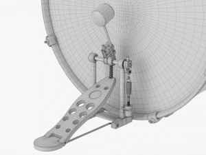 Acoustic Bass Drum Modelo 3D