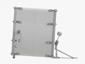 Acoustic Bass Drum 3D Model