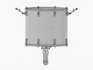 Acoustic Bass Drum Modelo 3D