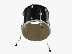 Acoustic Floor Tom Drum Modelo 3D
