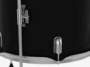 Acoustic Floor Tom Drum 3D Model