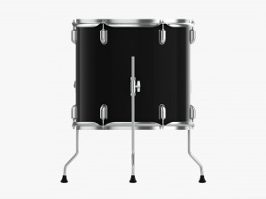 Acoustic Floor Tom Drum Modelo 3D