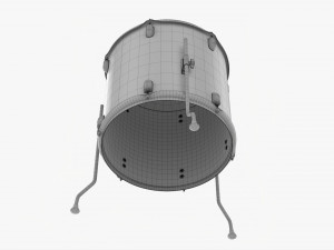 Acoustic Floor Tom Drum Modelo 3D