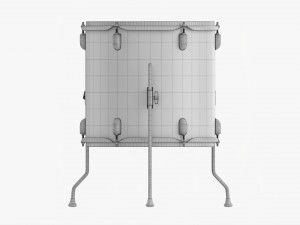 Acoustic Floor Tom Drum Modelo 3D