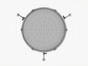 Acoustic Floor Tom Drum Modelo 3D