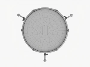 Acoustic Floor Tom Drum 3D Model