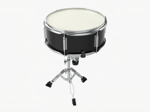 Acoustic Snare Drum On Stand 3D Model