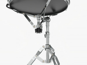 Acoustic Snare Drum On Stand 3D Model