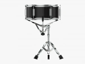 Акустичний малий барабан на підставці 3D Модель