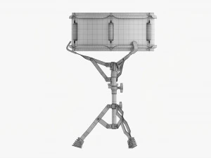 Акустичний малий барабан на підставці 3D Модель