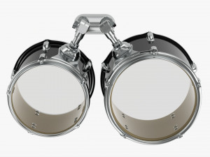 Acoustic Tom-Tom Drum Set 3Dモデル