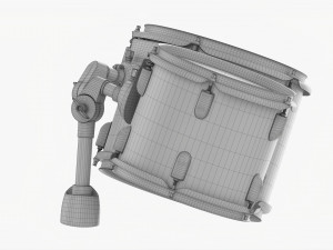 Acoustic Tom-Tom Drum Set 3Dモデル