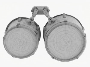 Acoustic Tom-Tom Drum Set 3Dモデル
