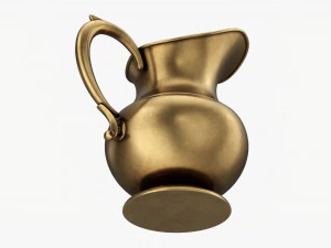 Antique Metal Jug 3D Model