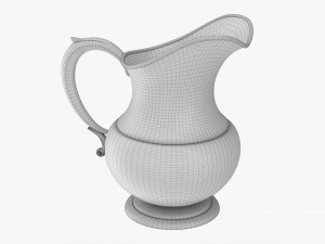 Antique Metal Jug Modelo 3D