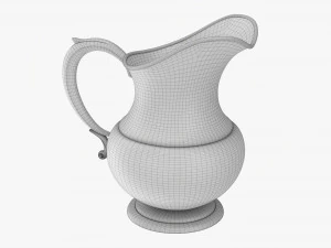 Antique Metal Jug 3D Model