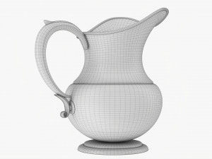 Antique Metal Jug Modelo 3D