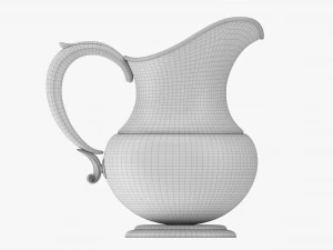 Antique Metal Jug 3D Model