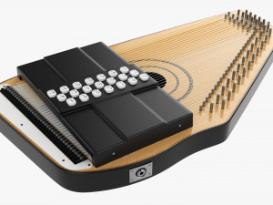 Autoharp Music Instrument 3D Model