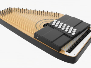 Autoharp Music Instrument 3D Model