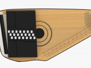 Autoharp Music Instrument 3D Model