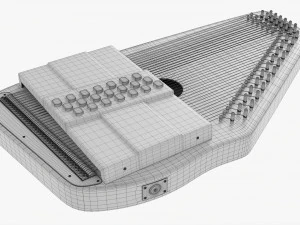Autoharp Music Instrument 3D Model