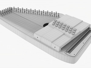 Autoharp Music Instrument 3D Model
